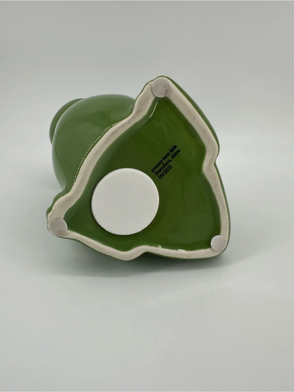 Pottery Barn Kids Ceramic Dinosaur Piggy Bank Green 7.5 Inches 2022 Dino